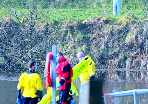 In the Rathcoole investigation, two body was arrested after it found in the water.