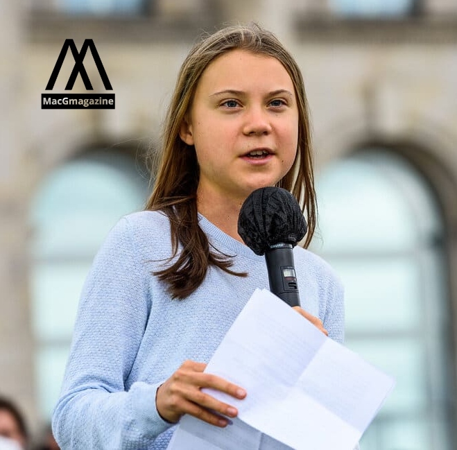 Greta Thunberg pops in a festival and warns "'we're in the beginning of a climate emergency'"