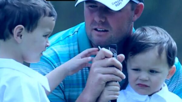 Harvey Leishman and Oliver Leishman-marc Leishman's son