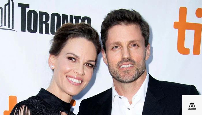 Philip Schneider and Hilary Swank