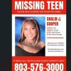 Shalin Cooper missing