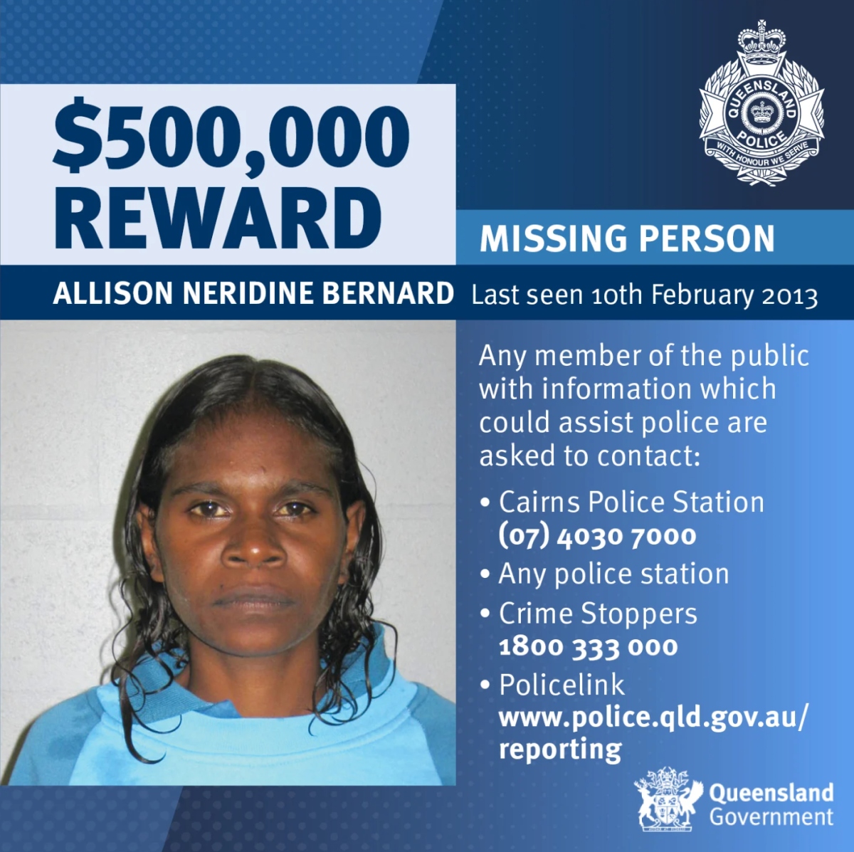 Allison Bernard Missing Update