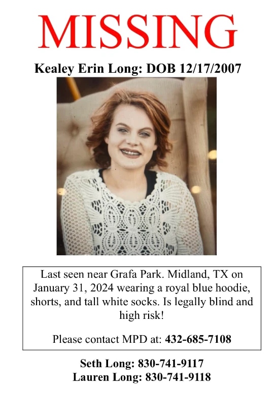 Kealey Long Missing