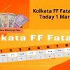 Kolkata FF Fatafat Result Today 1 March 2024