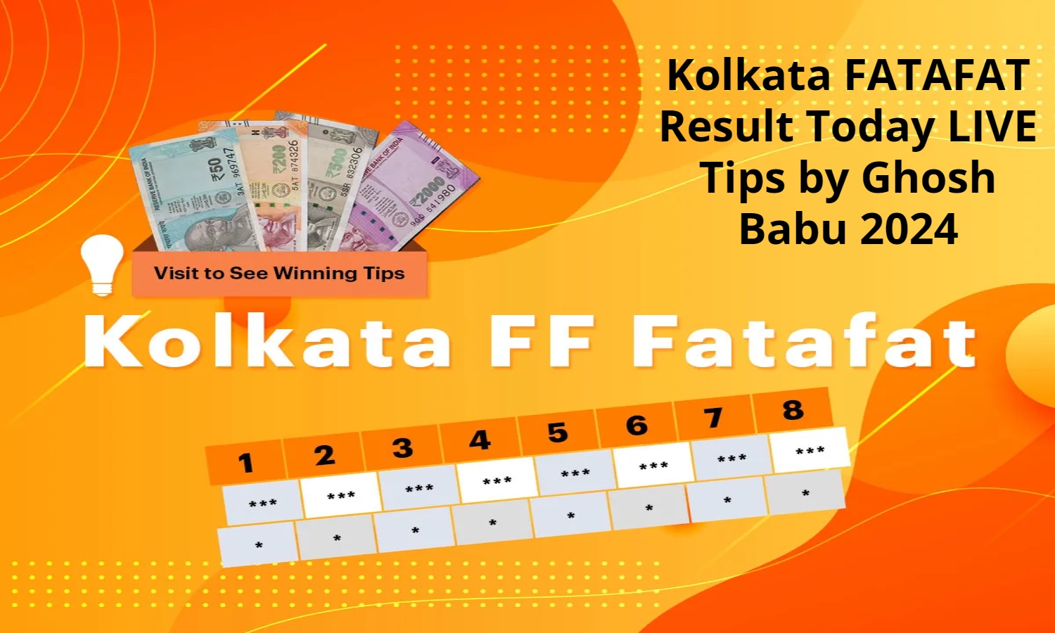 Kolkata FF Fatafat Tips